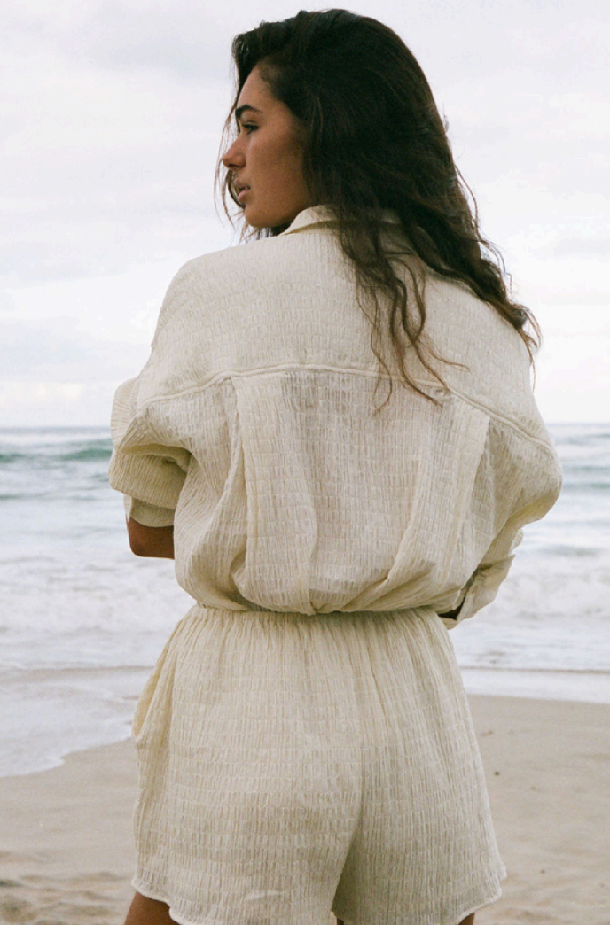 Meryl Smocked | Cotton