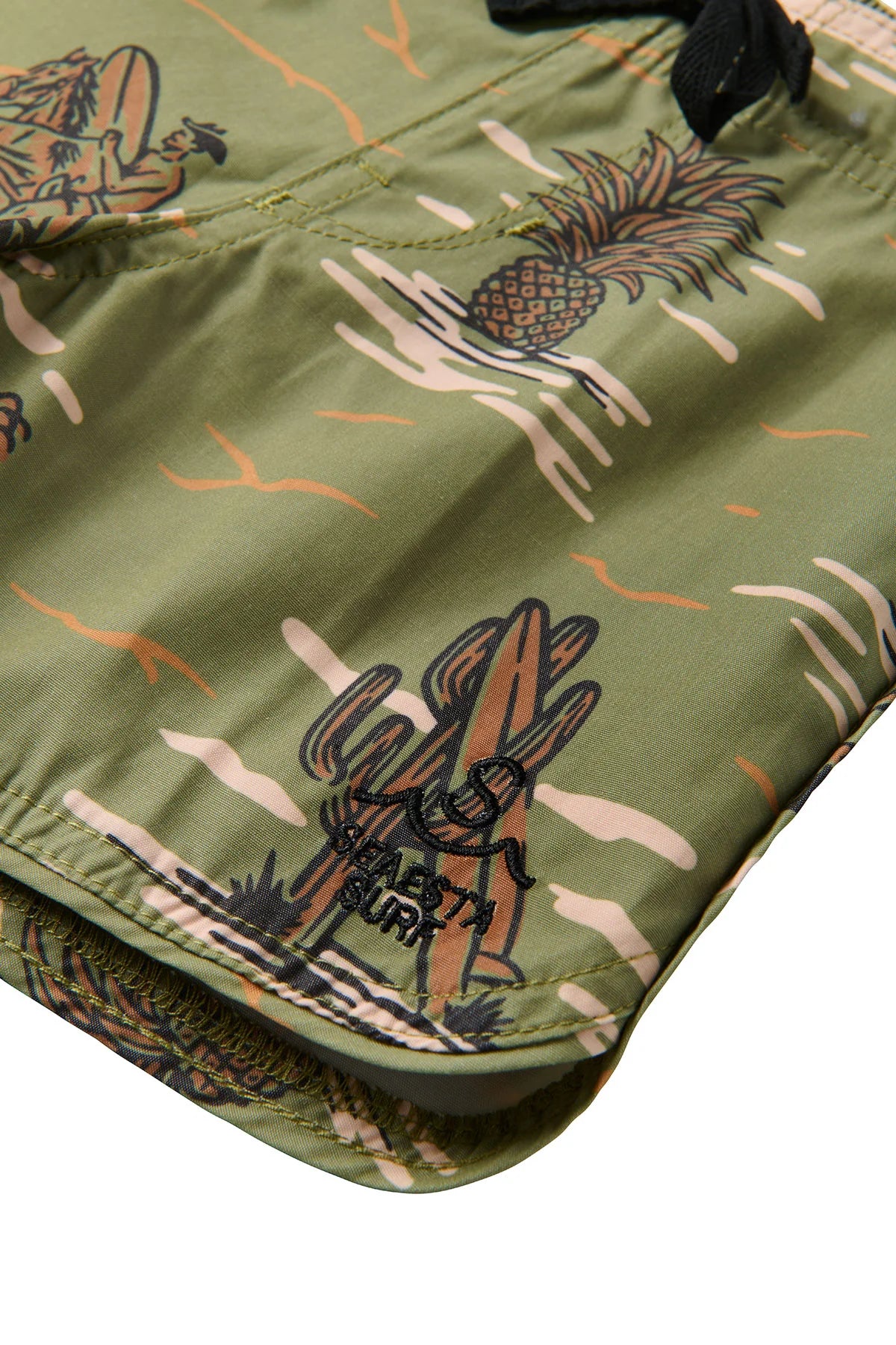 SEAESTA SURF SURFING COWBOY BOARDSHORTS / CACTUS