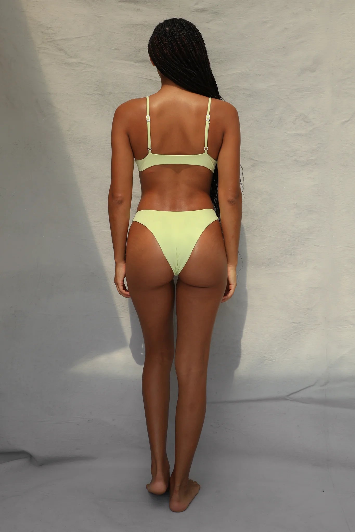 High Hip Bikini Bottom - Lime Creme