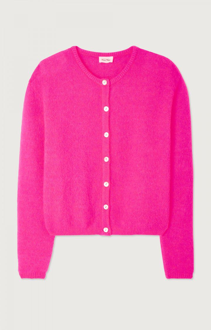 WOMEN'S CARDIGAN VITOW | NEON PINK MELANGE