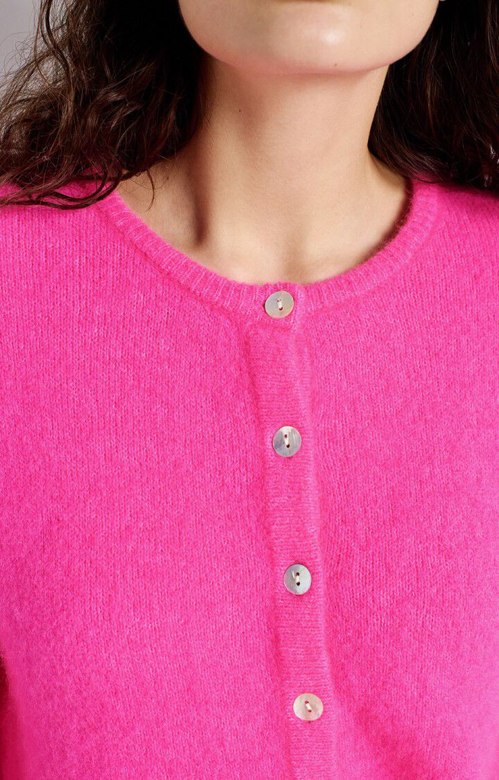 WOMEN'S CARDIGAN VITOW | NEON PINK MELANGE