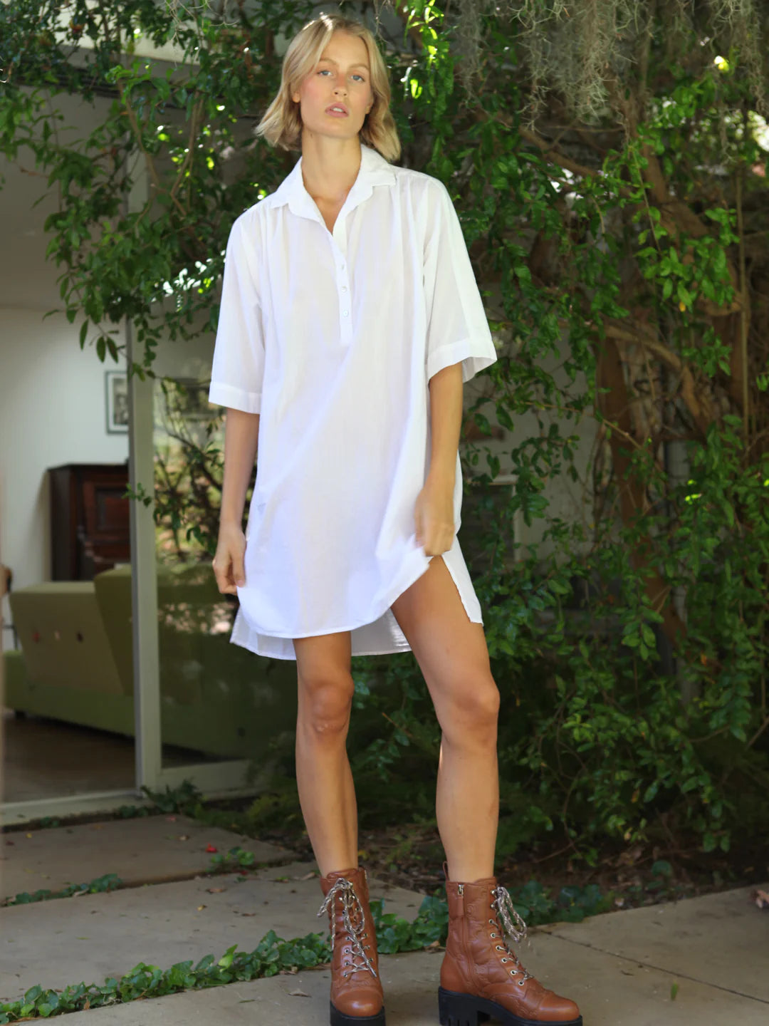 Zuma Dress | White
