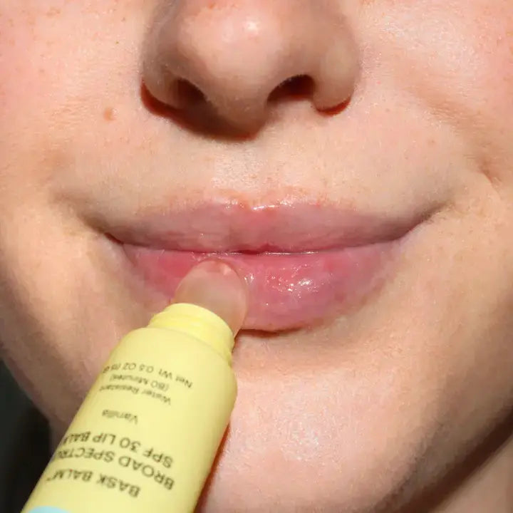 Bask Sunscreen - Bask Balm SPF 30 Lip Balm & Lip Gloss (Vanilla)