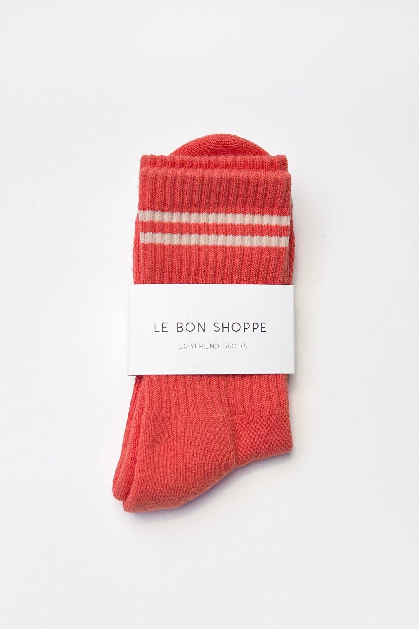 Boyfriend Socks : Coral