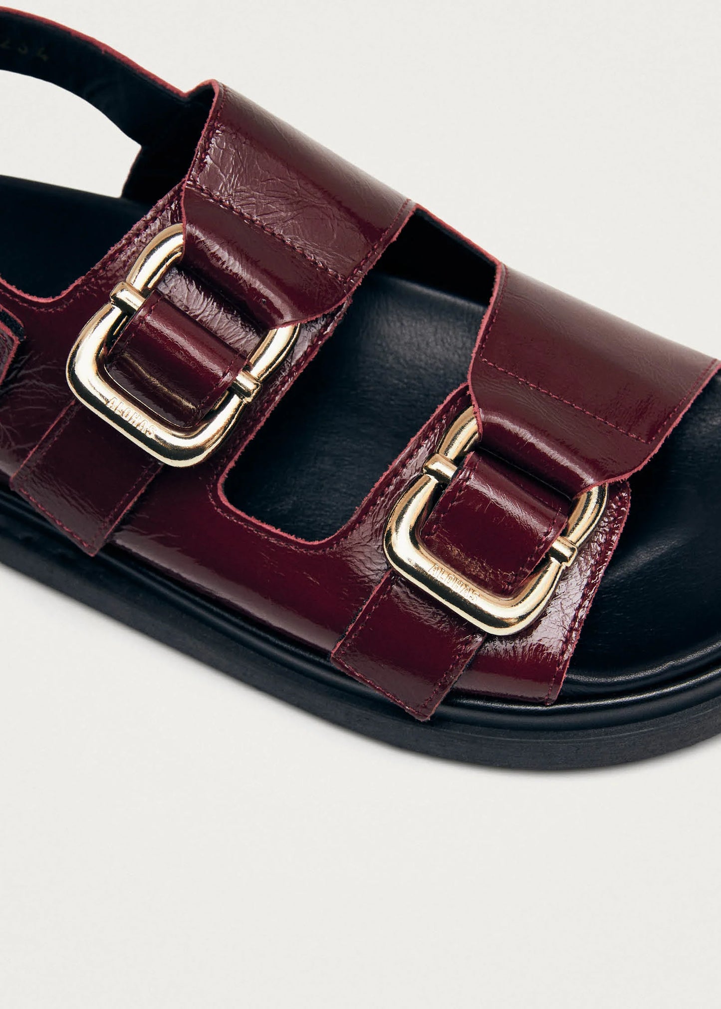 Harper Onix Burgundy Leather Sandal