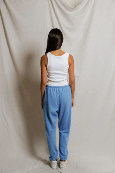 johnny - french terry easy sweatpant | Pacific Blue