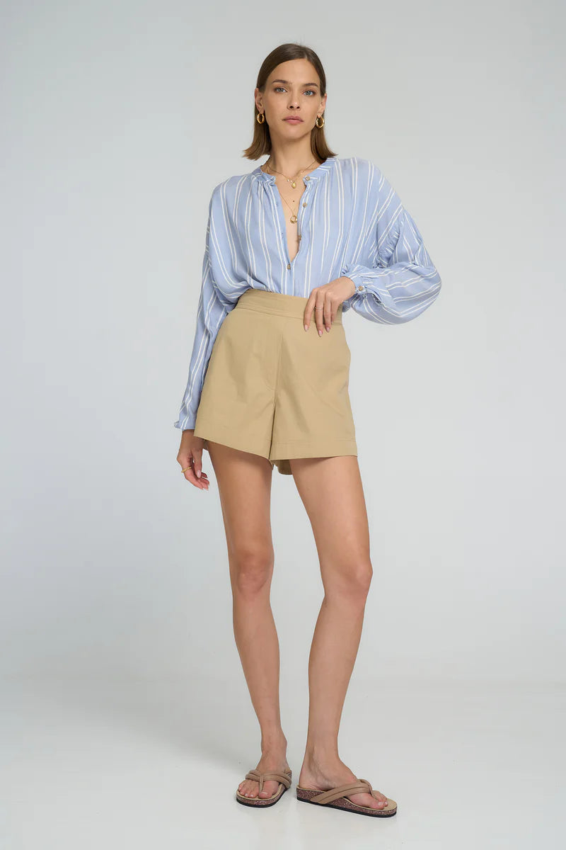 GINGER SHIRT - CHAMBRAY STRIPES