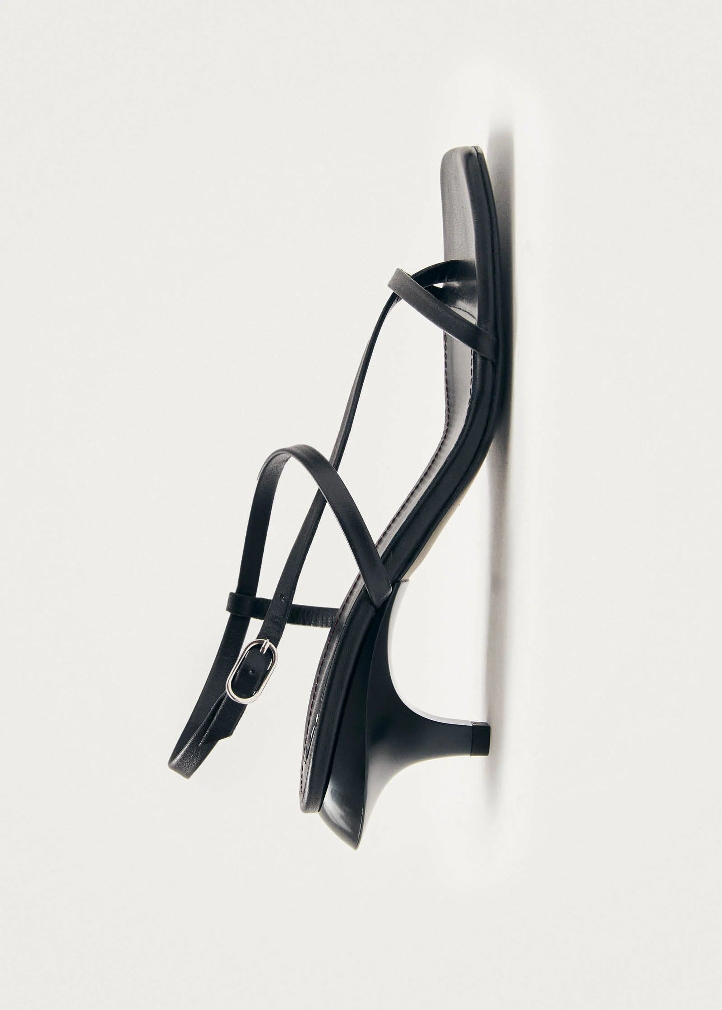 Magali Black Leather Sandals