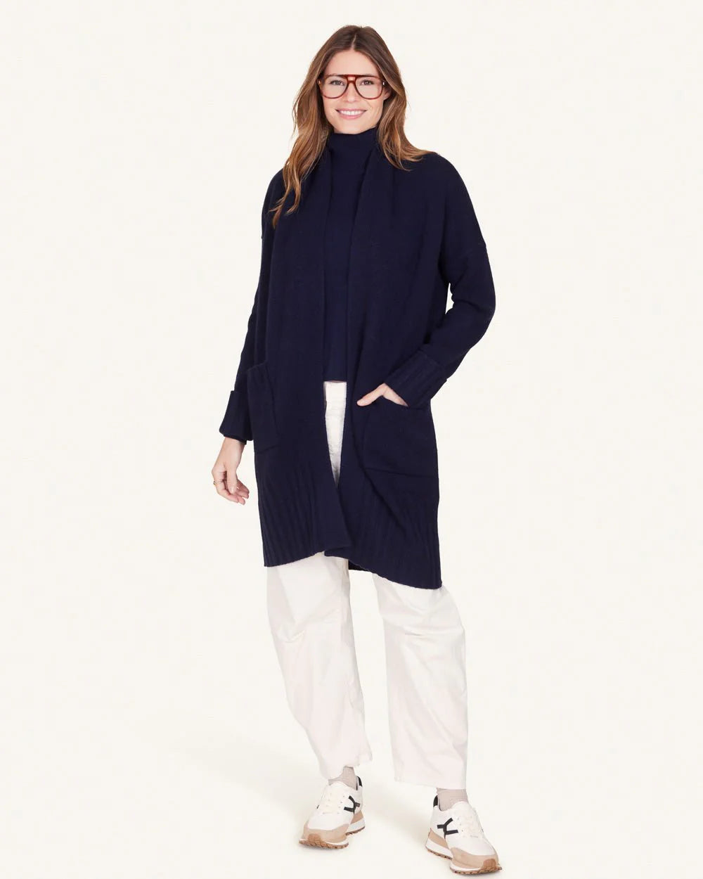 Marlowe Cashmere Cardigan | Black