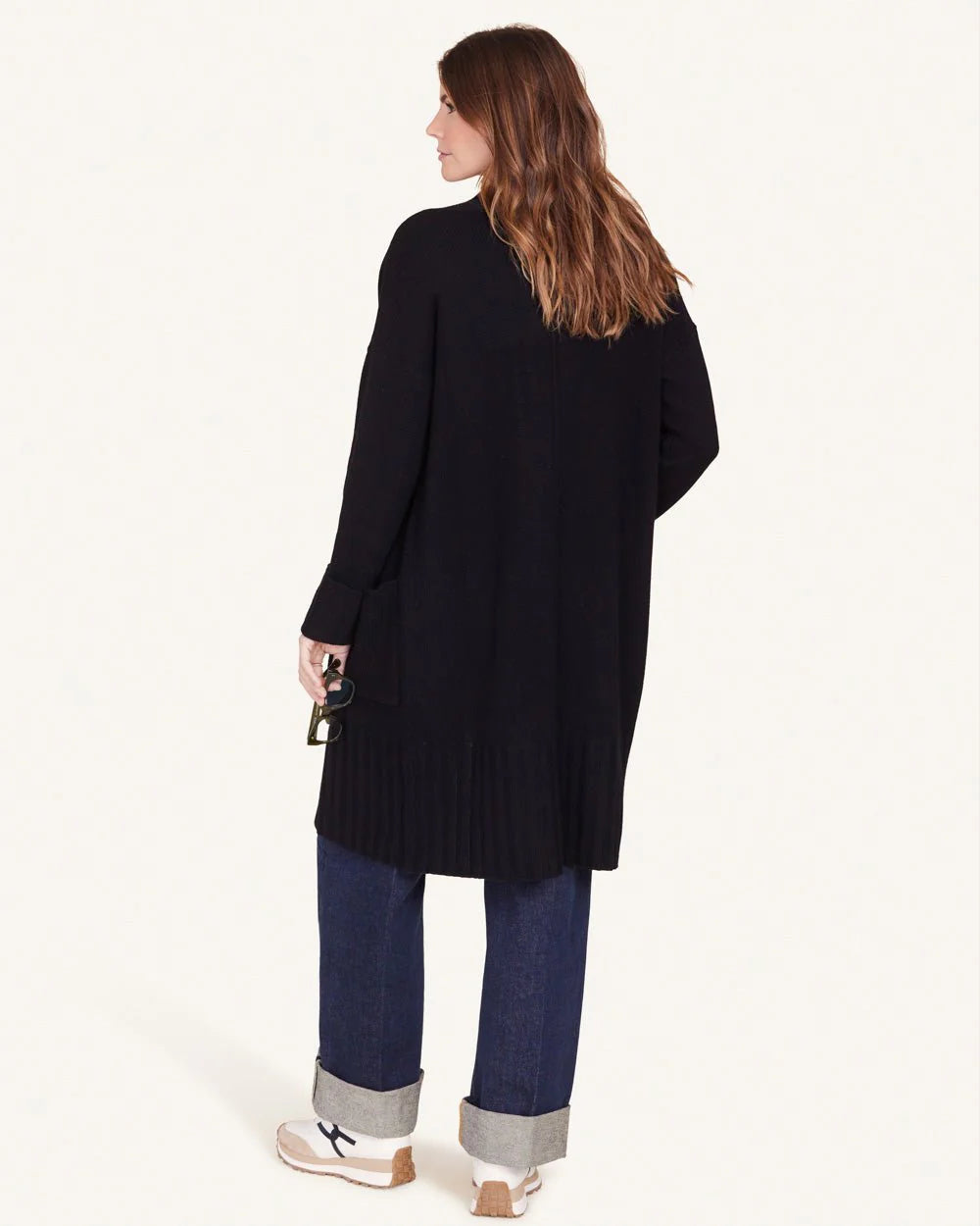 Marlowe Cashmere Cardigan | Black