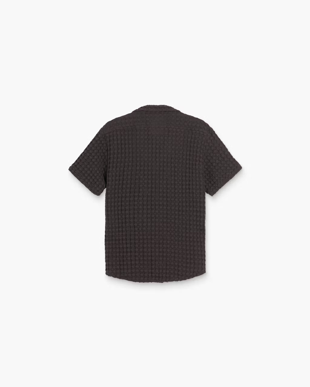 Nearly Black Cuba Waffle Shirt
