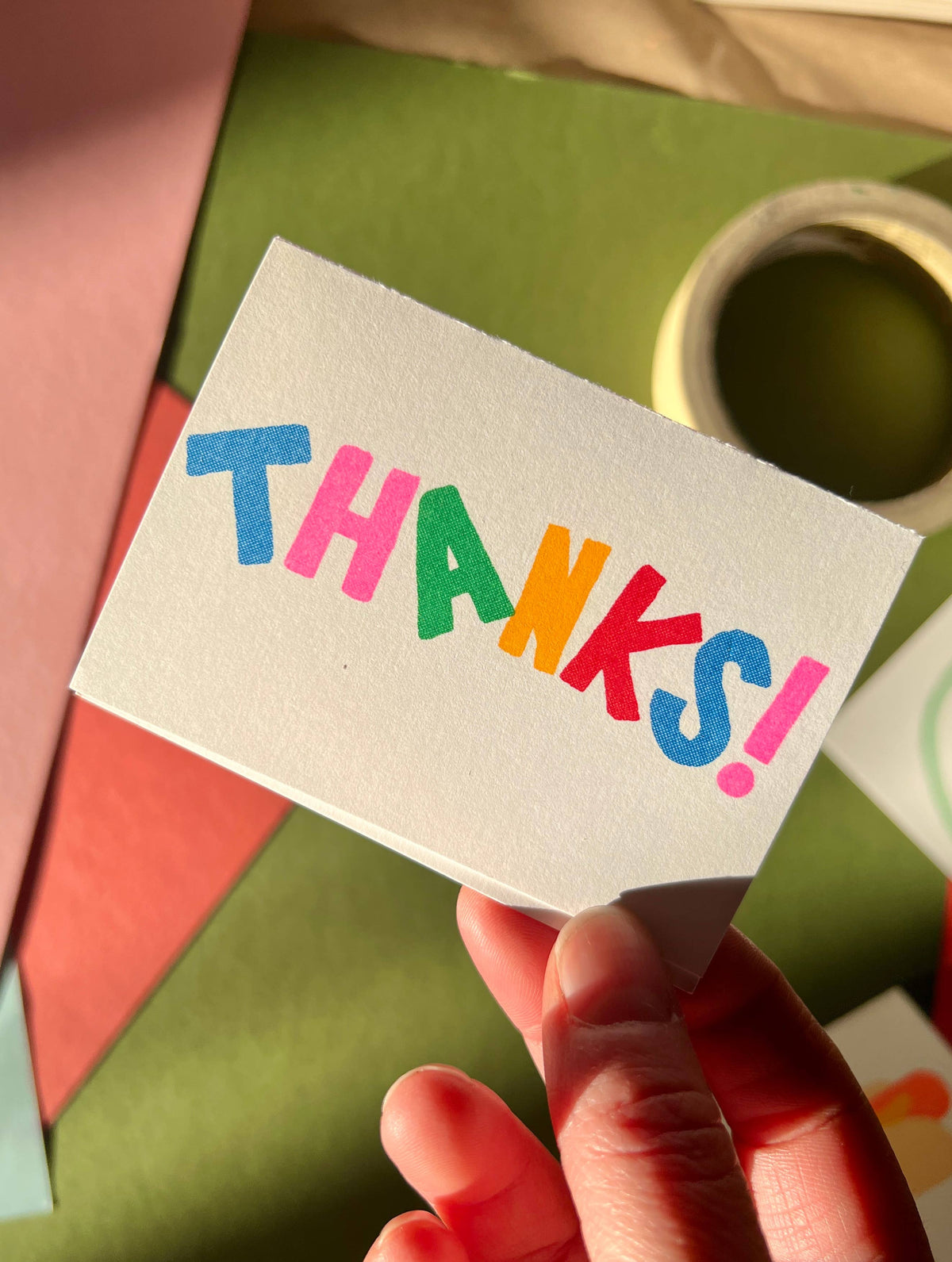 Alphabet Studios - THANKS ENCLOSURE GREETING CARD BOX OF 6