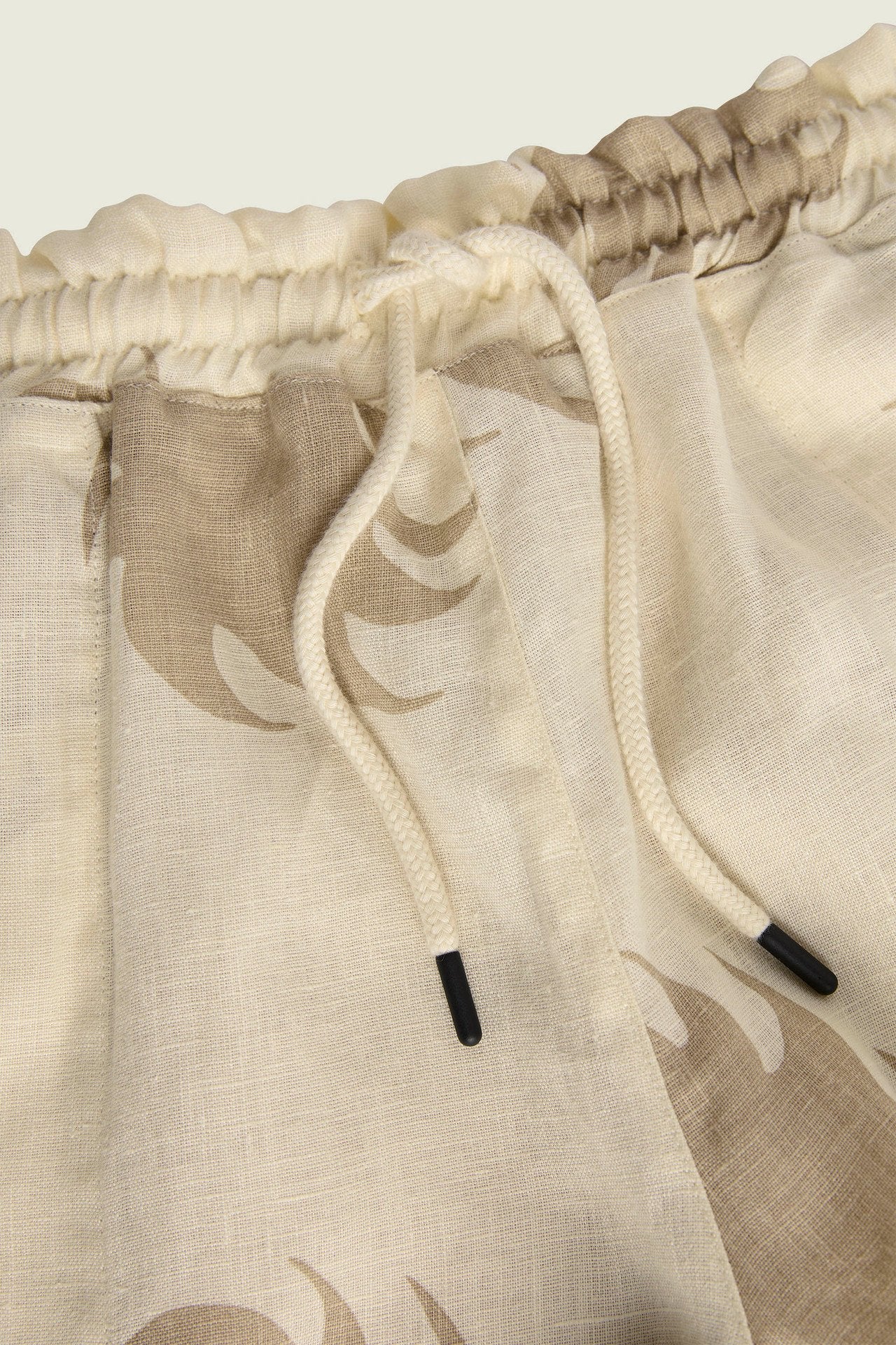 HAZEL EMBER DRIZZLE LINEN SHORTS