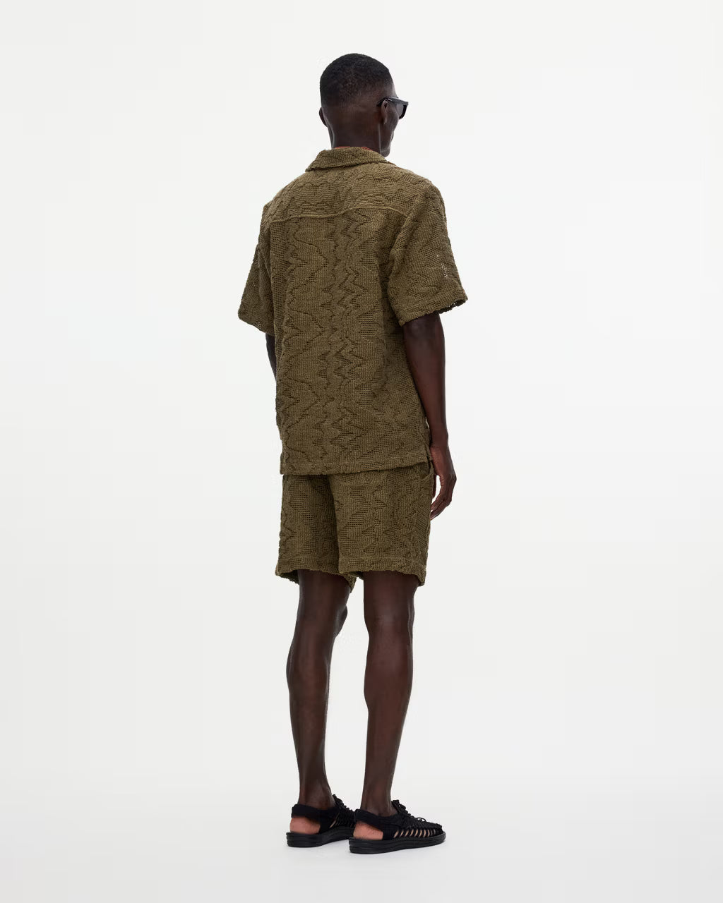 Pine Verve Palmer Crochet Shirt