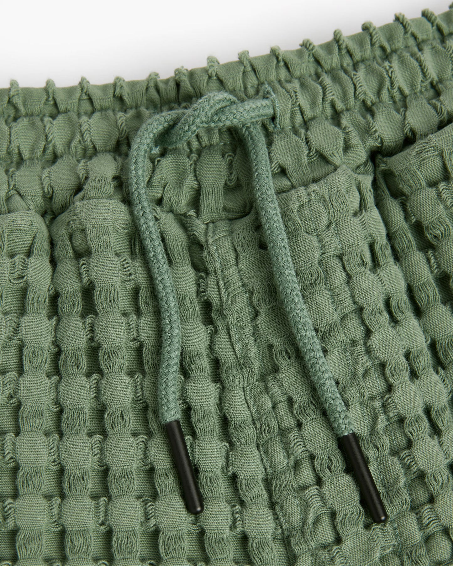 Green Porto Waffle Shorts