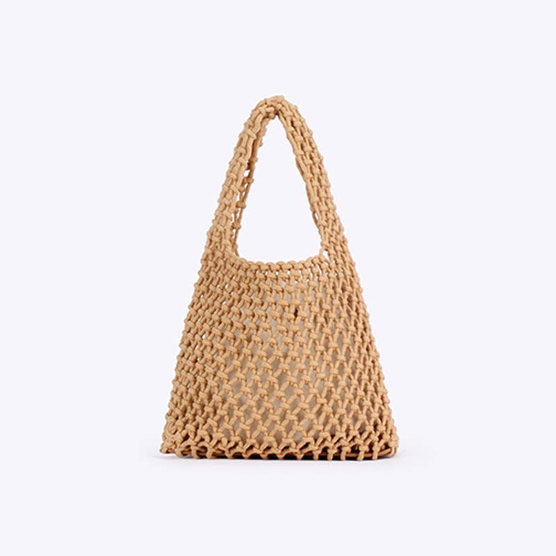 EmberLoom - Triangular Net Crochet Tote