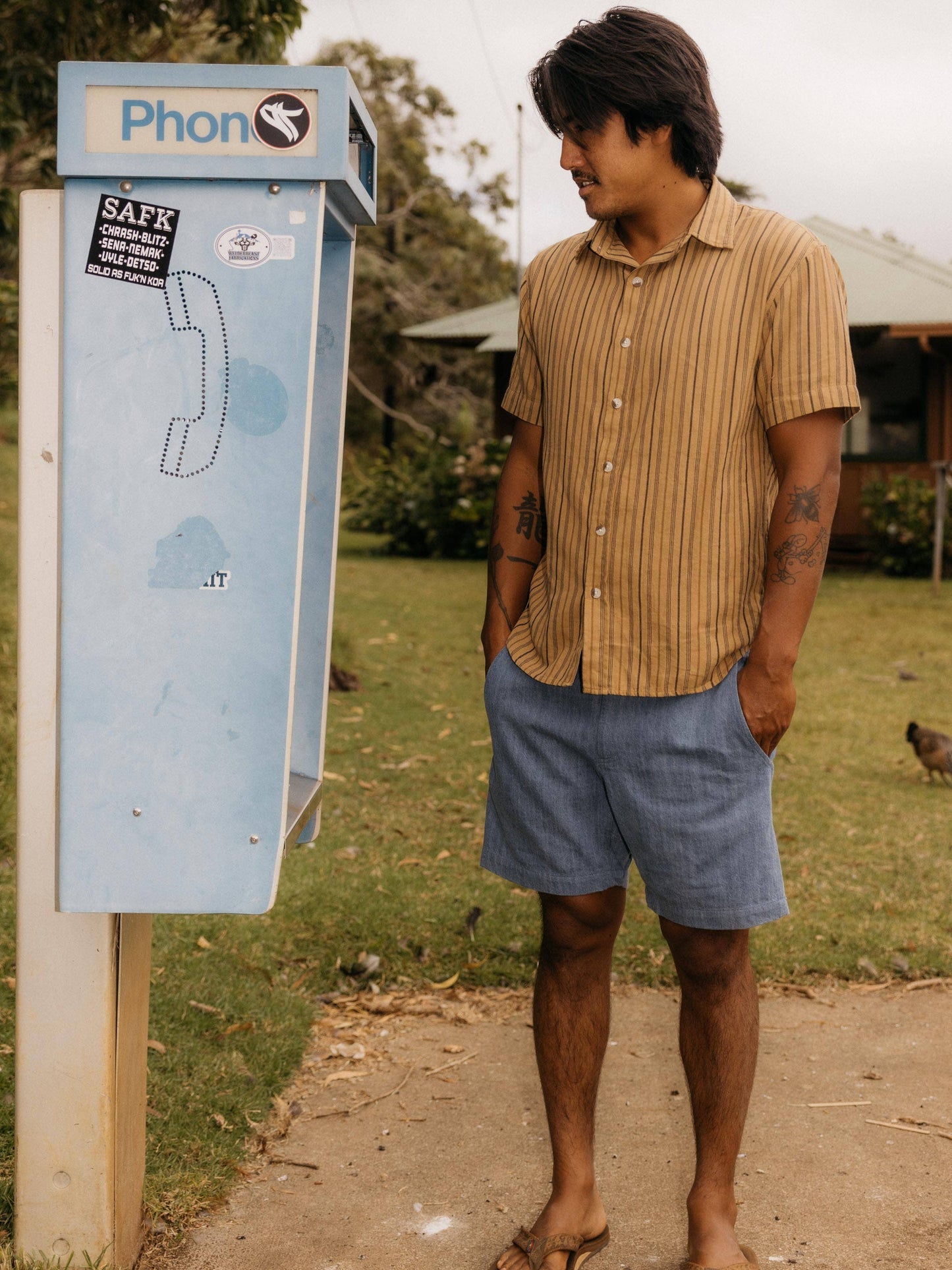 Pinnacle Shorts: Indigo Denim