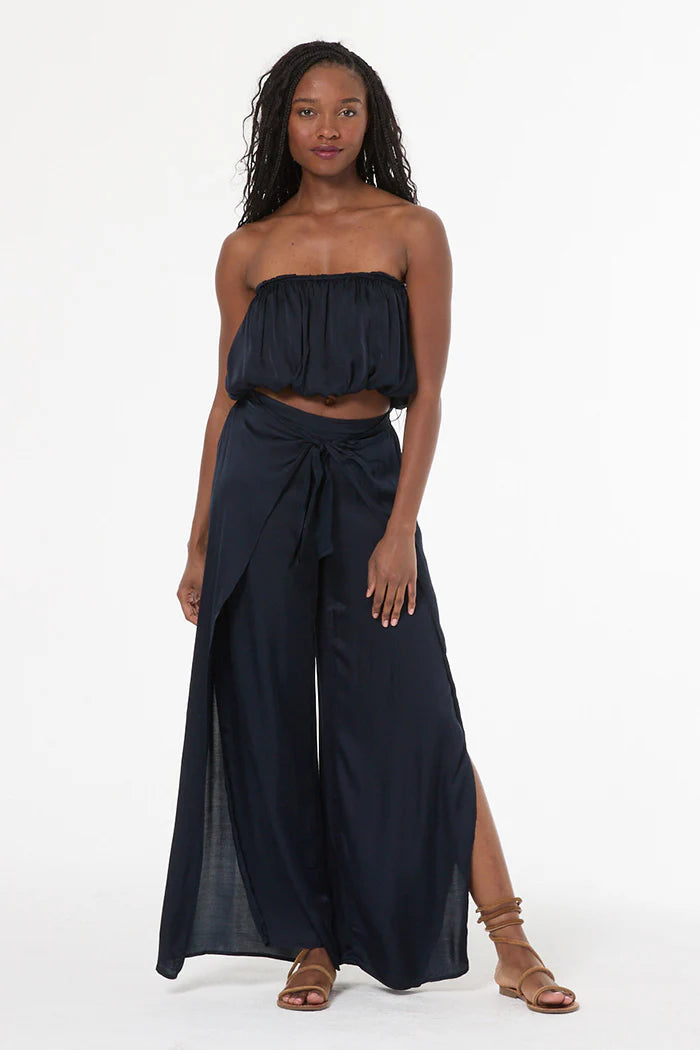 Fia Wide Leg Pant | Night Sky