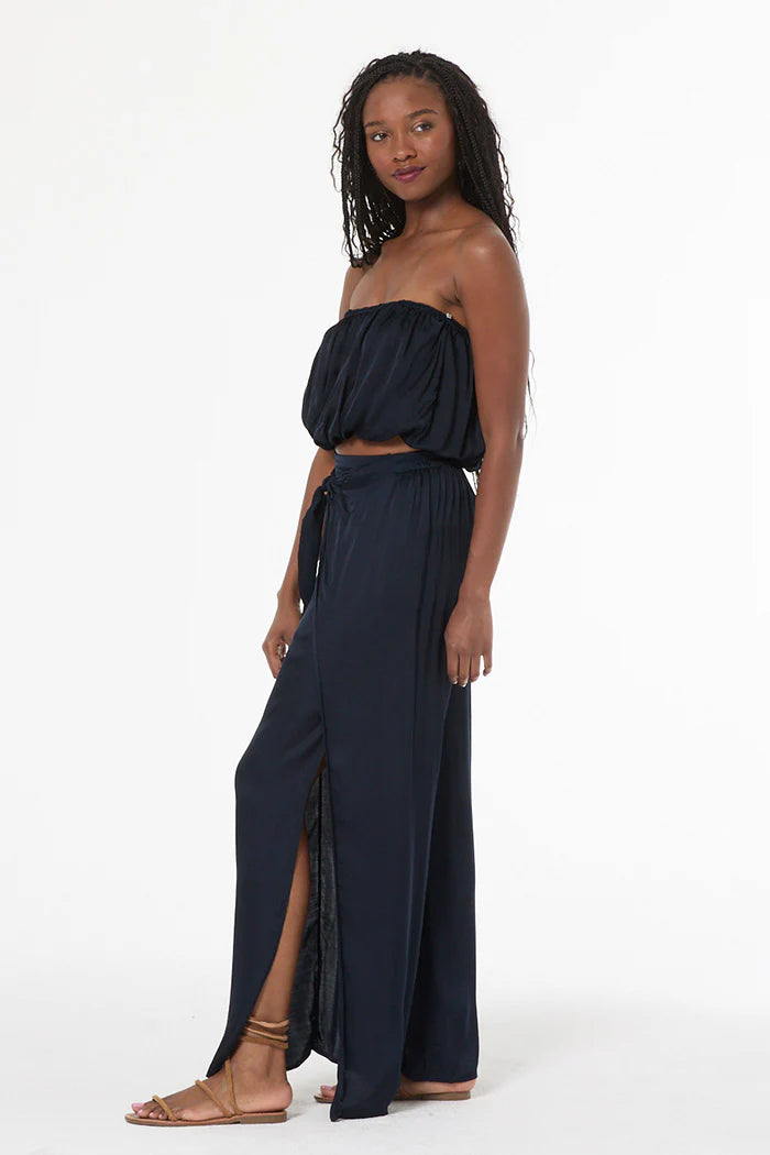 Fia Wide Leg Pant | Night Sky