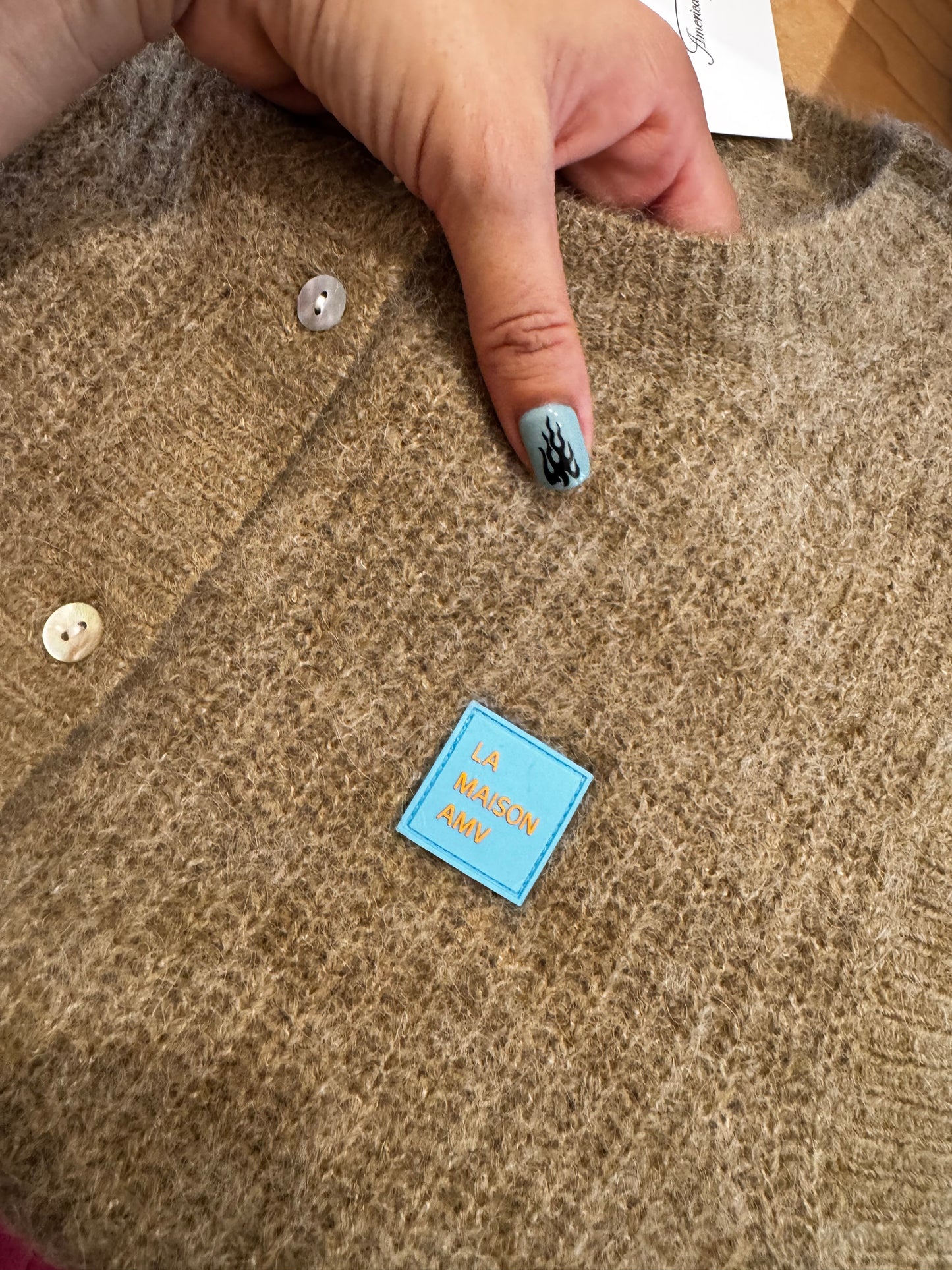 WOMEN'S CARDIGAN EAST | MELANGE SAND