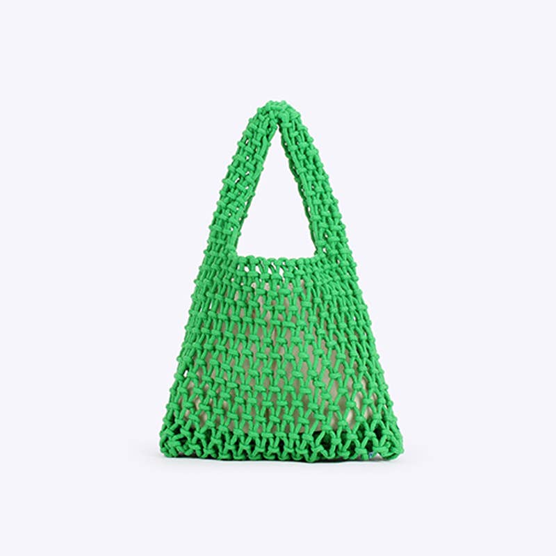 EmberLoom - Triangular Net Crochet Tote