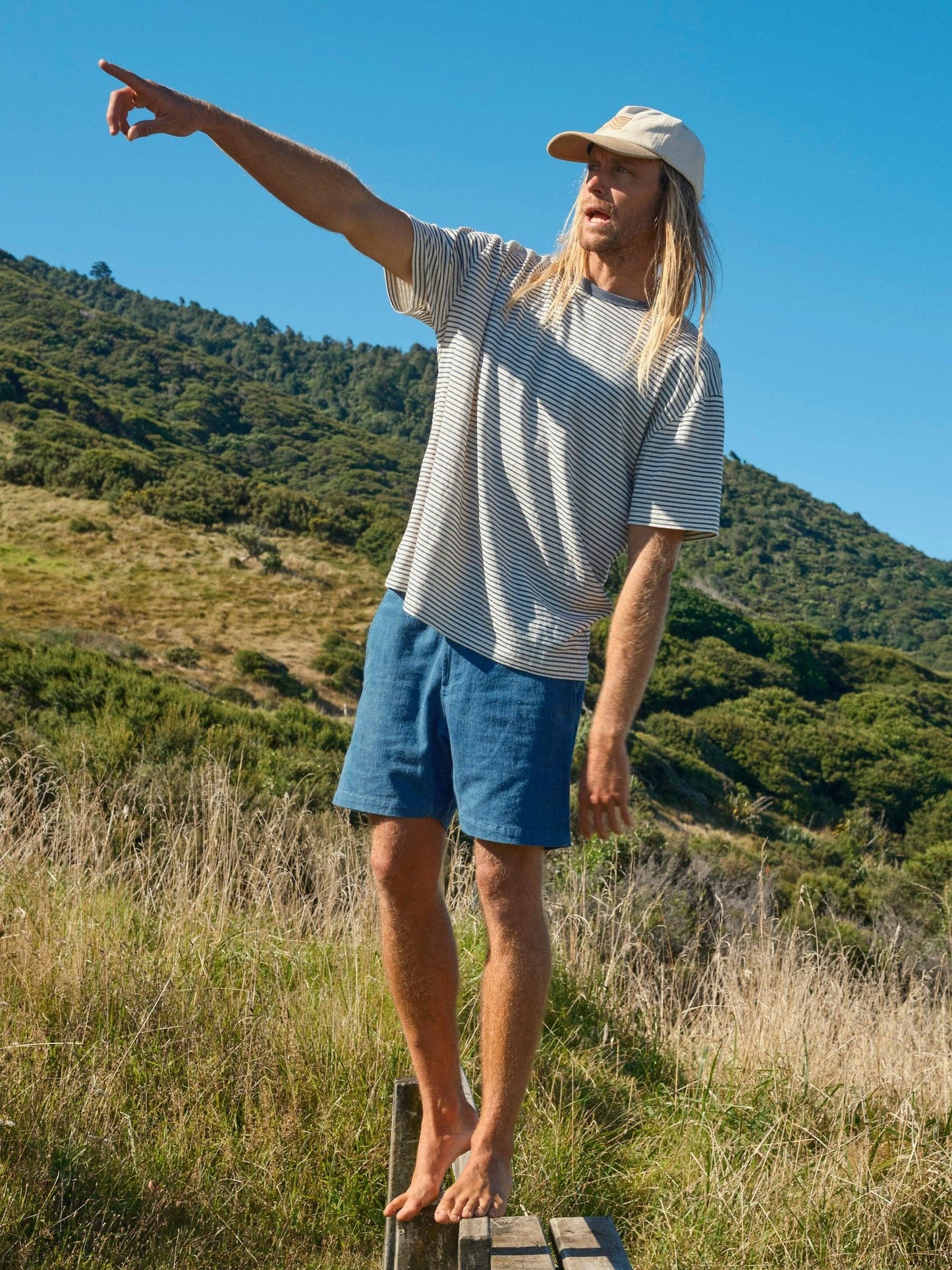 Pinnacle Shorts: Indigo Denim