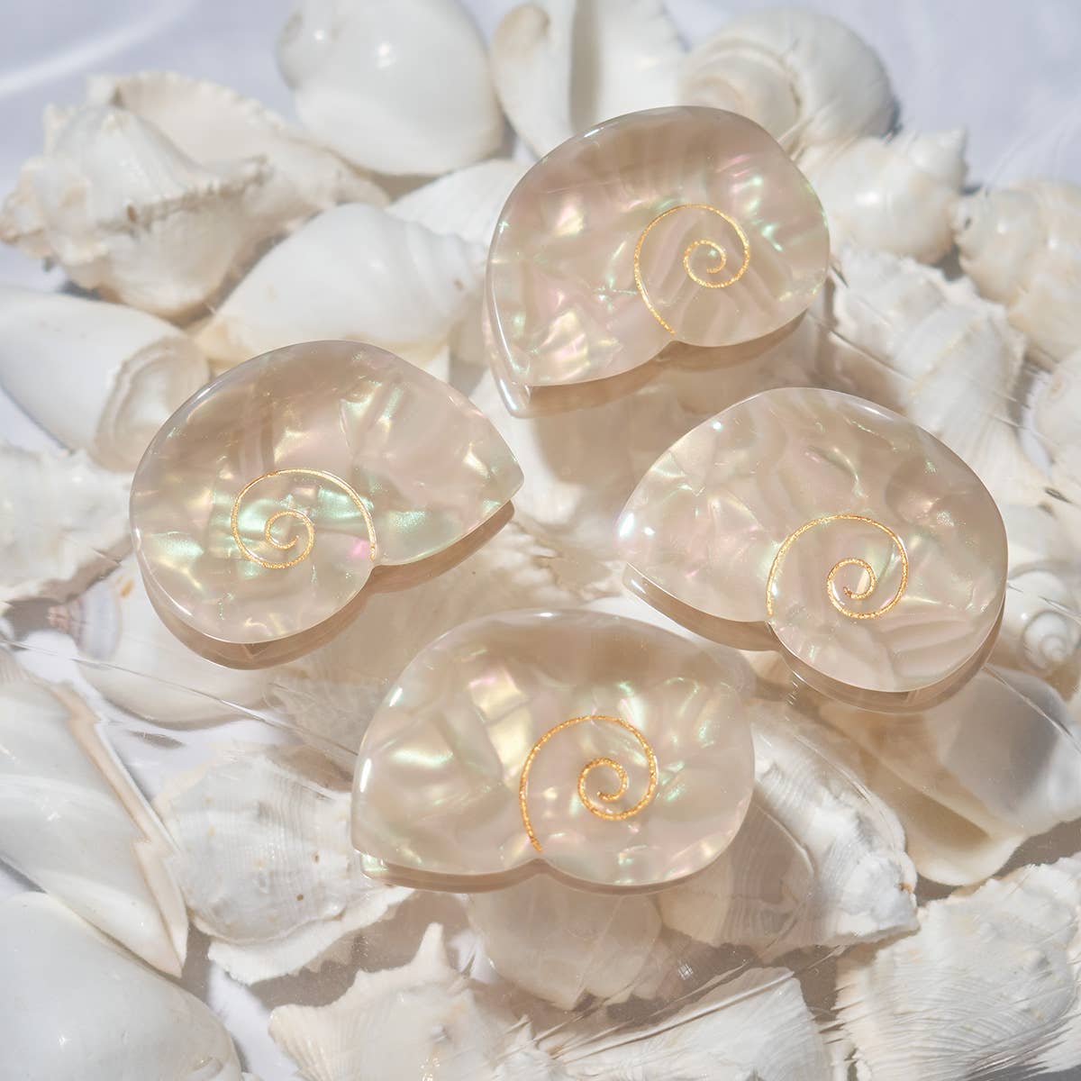 WINONA IRENE - Siren Claw - Sea Shell Acetate Mermaid Hair Clip