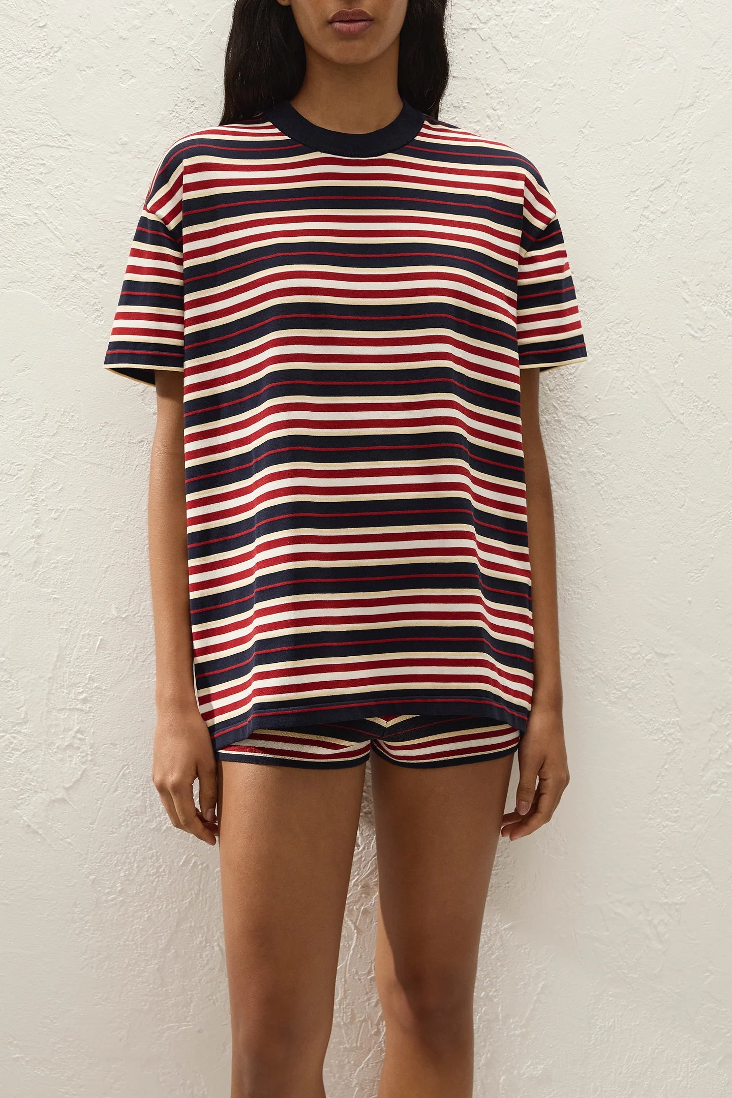 Le Paz Top Cila Stripe Navy