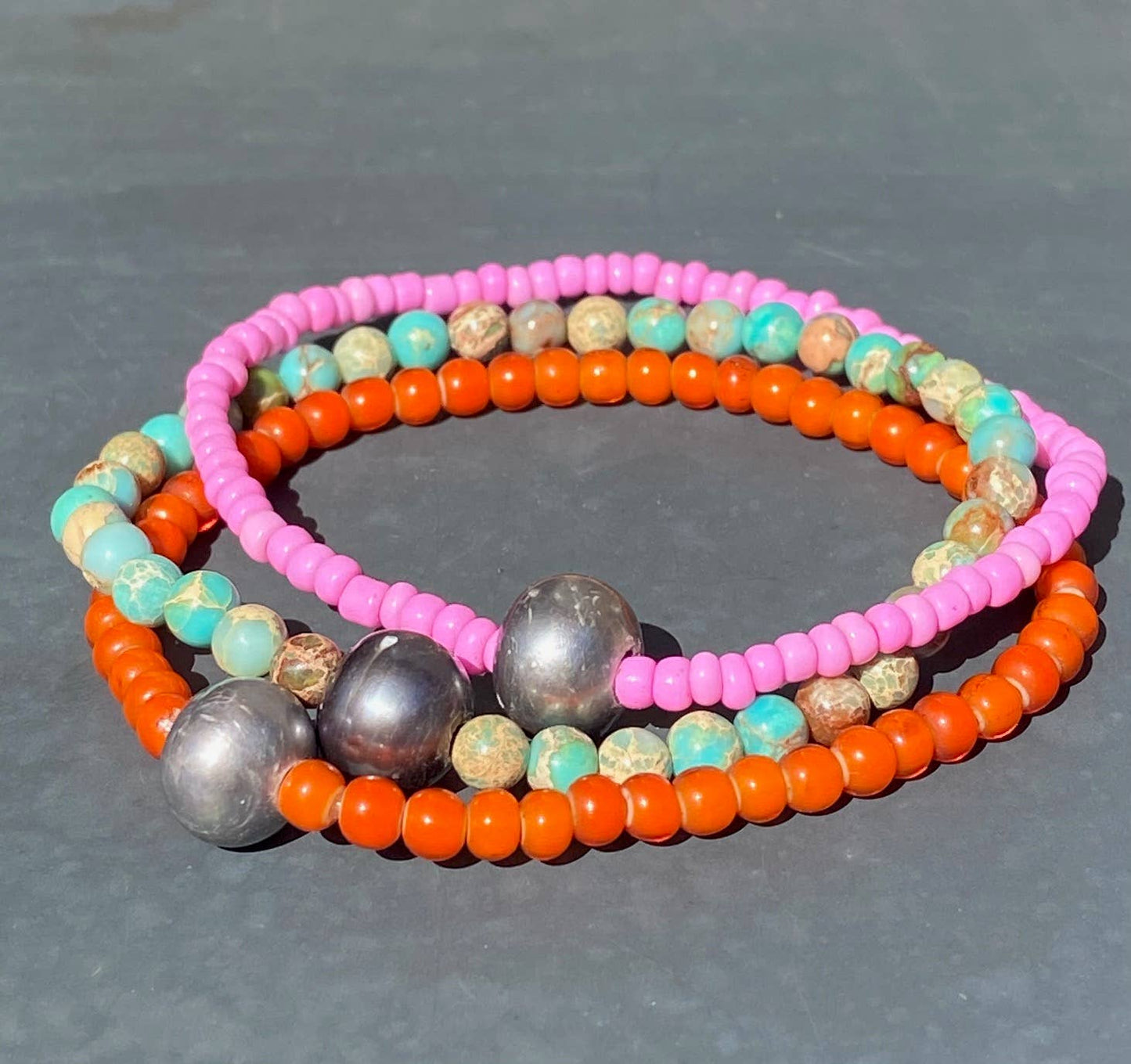 Heather Kahn - Pearl Drop Bracelets