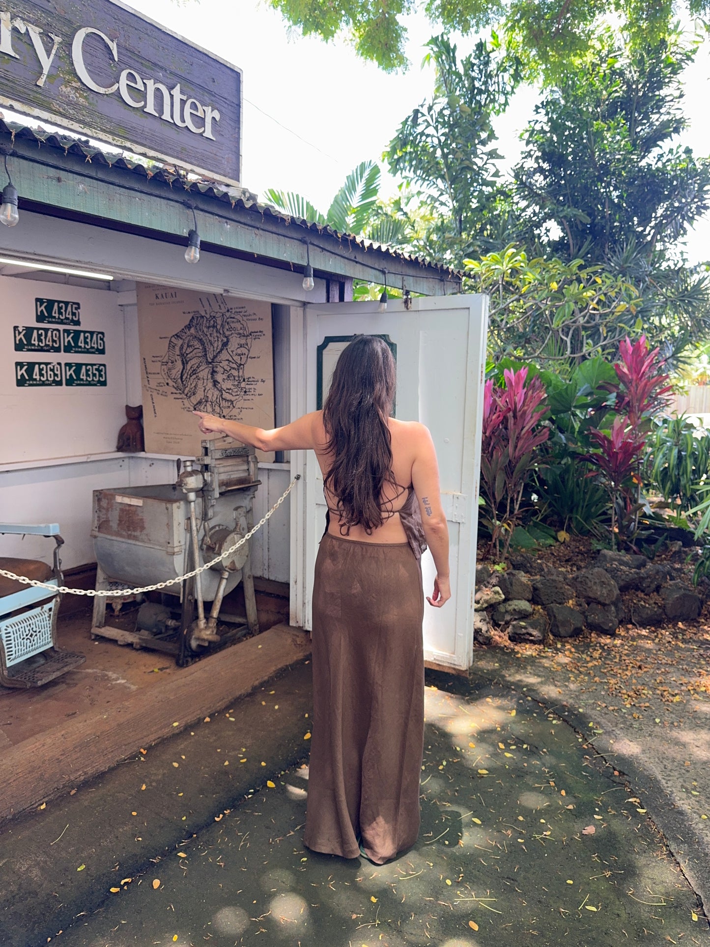 Breeze Linen Skirt  | Cacao