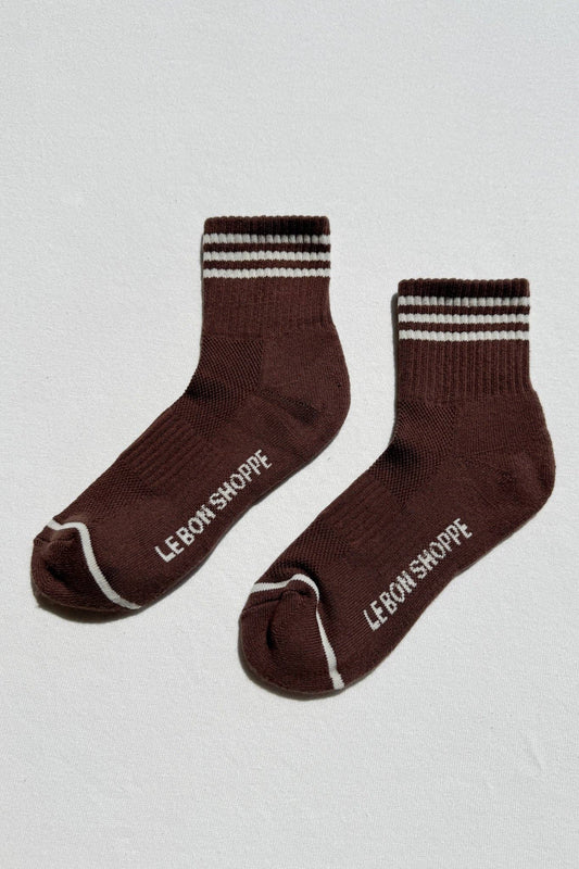 Girlfriend Socks : Mahogany