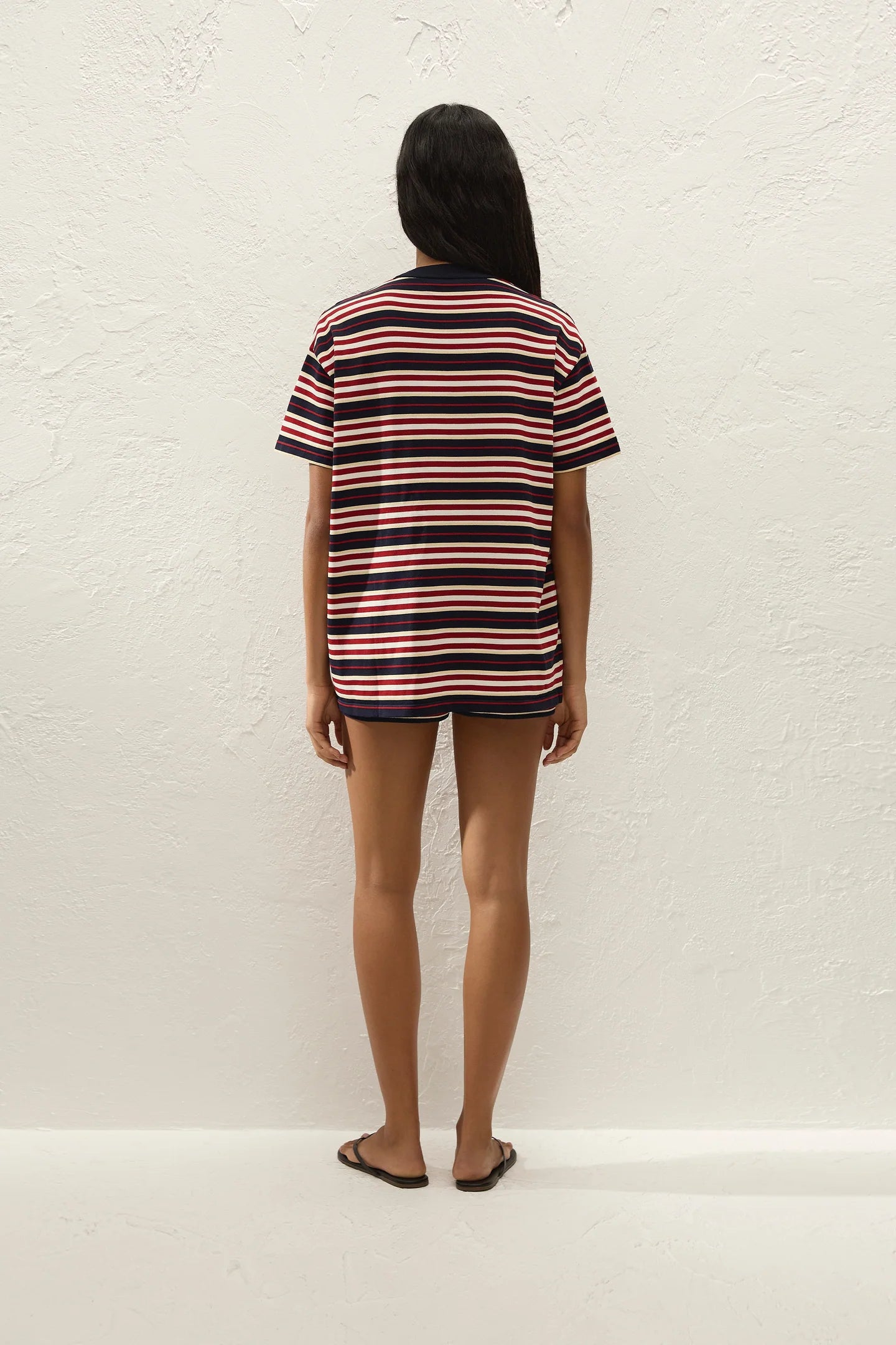 Le Paz Top Cila Stripe Navy