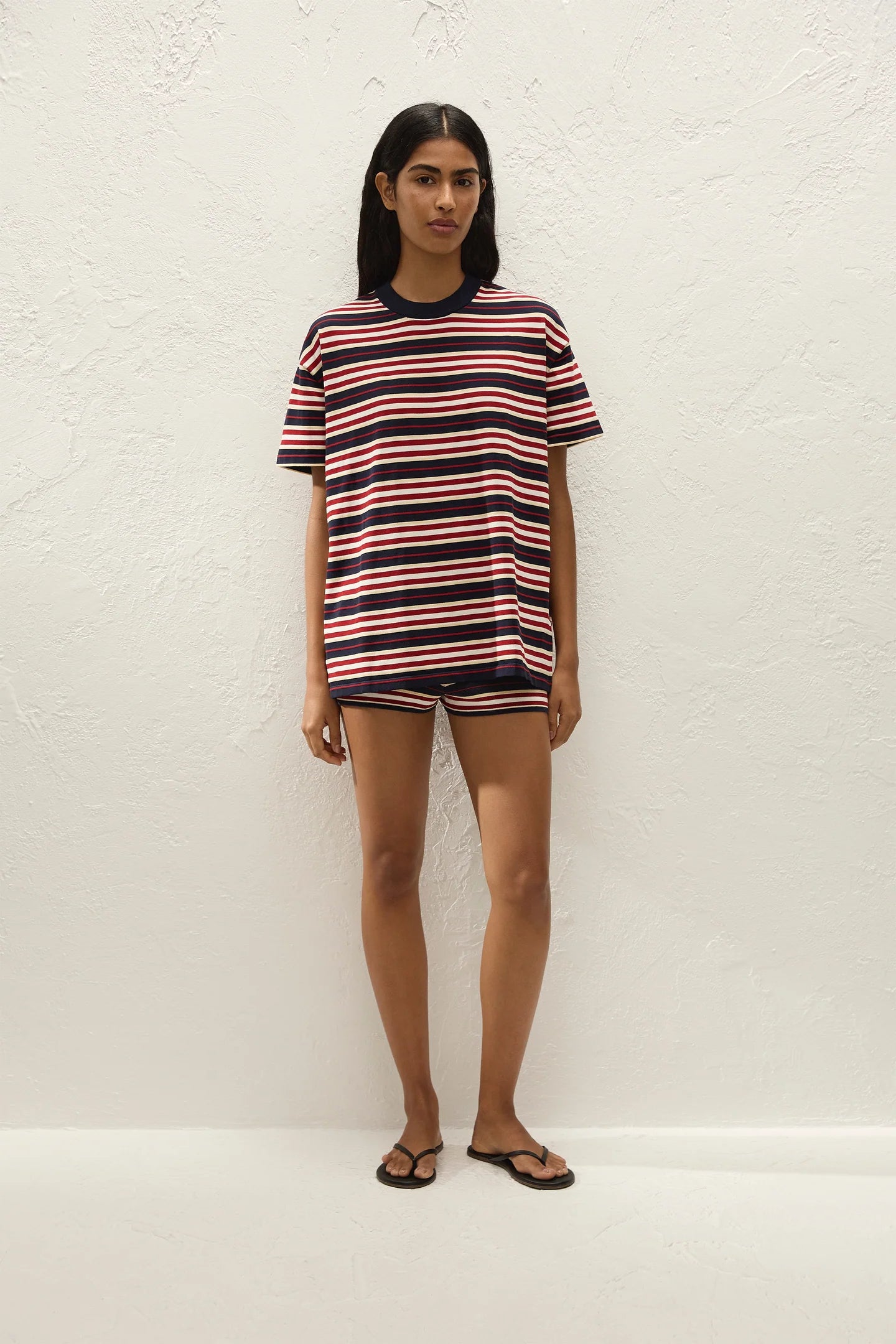 Le Paz Top Cila Stripe Navy