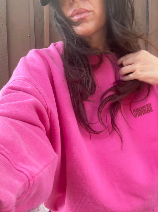 WOMEN'S SWEATSHIRT PLIZZY | VINTAGE PETUNIA