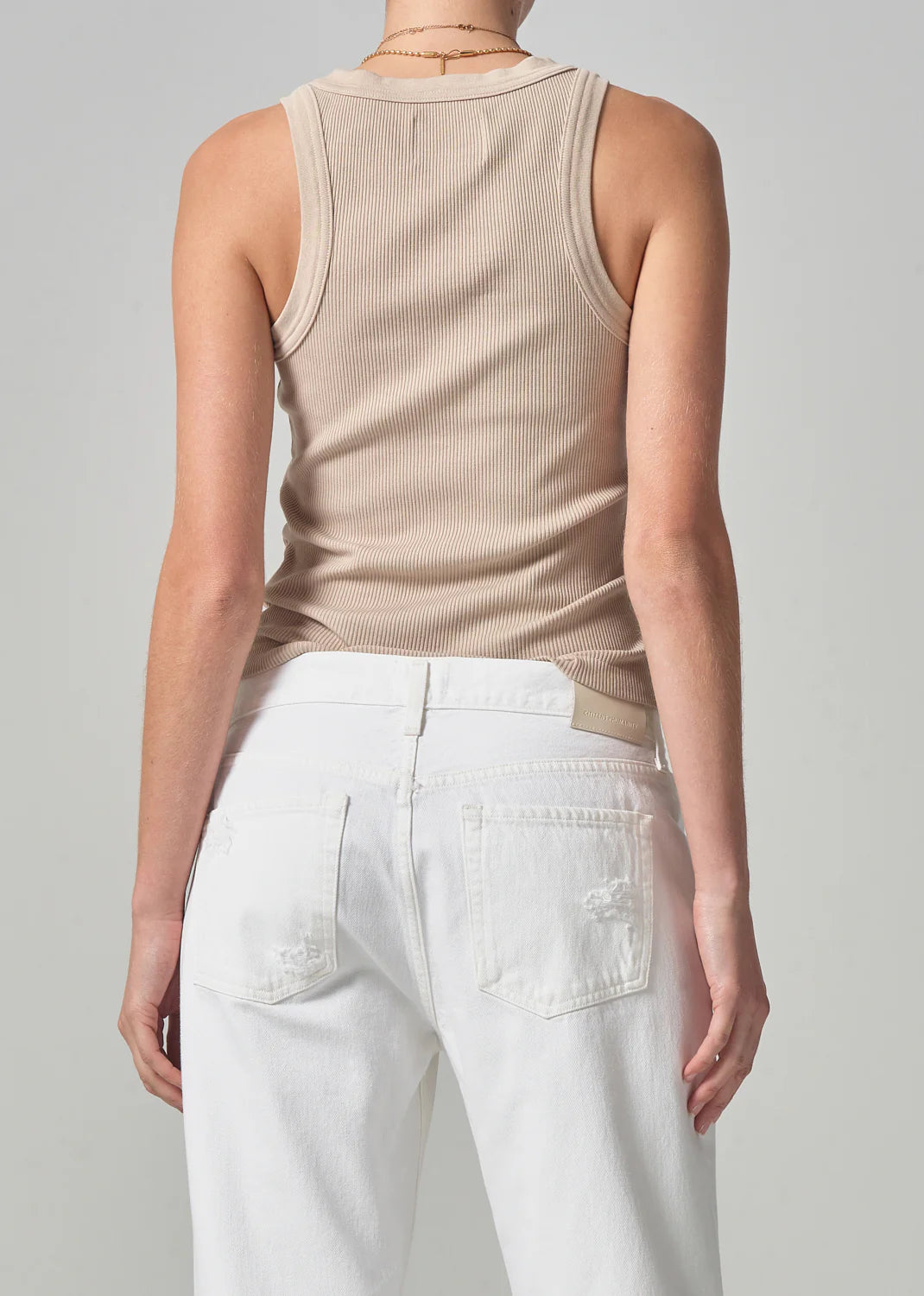 Isabel Rib Tank | Taos Sand