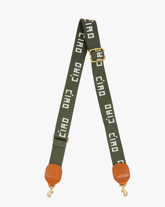 Adjustable Crossbody Strap Army & Cream Ciao