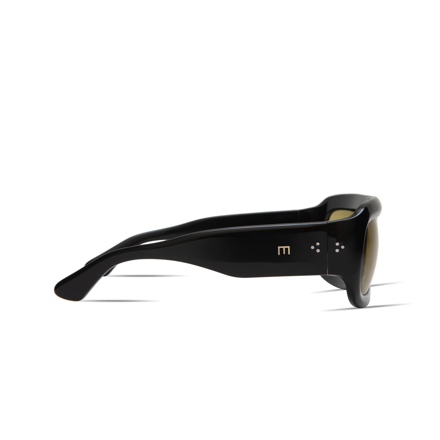 ARIES IN GLOSS BLACK OLIVE GREEN LENS