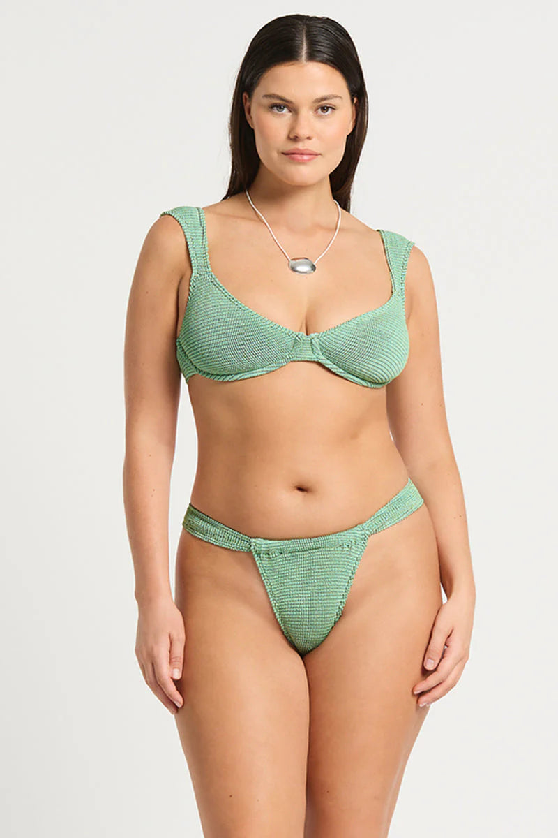 Georgia balconette Blue Lurex
