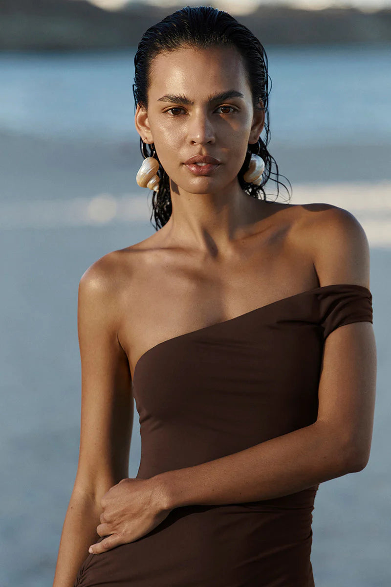 wren mini dress | Espresso Bare