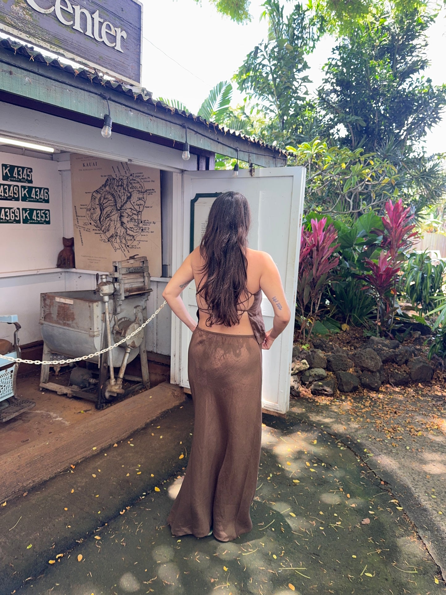 Breeze Linen Skirt  | Cacao