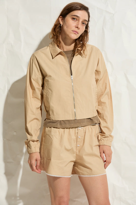 BOMBER JACKET | WHEAT