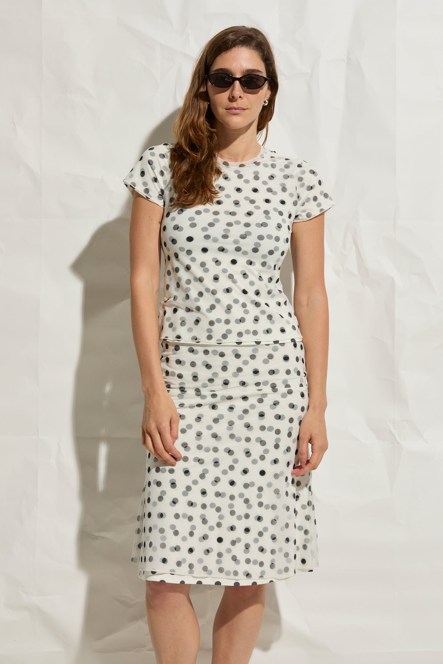 White & Black Polka Dot