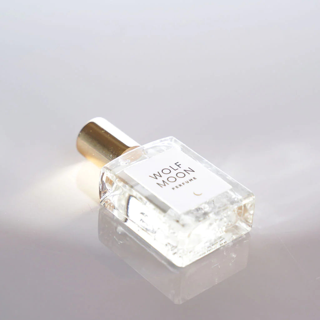 Wolf Moon Perfume Oil | 15ml Roller + Gems