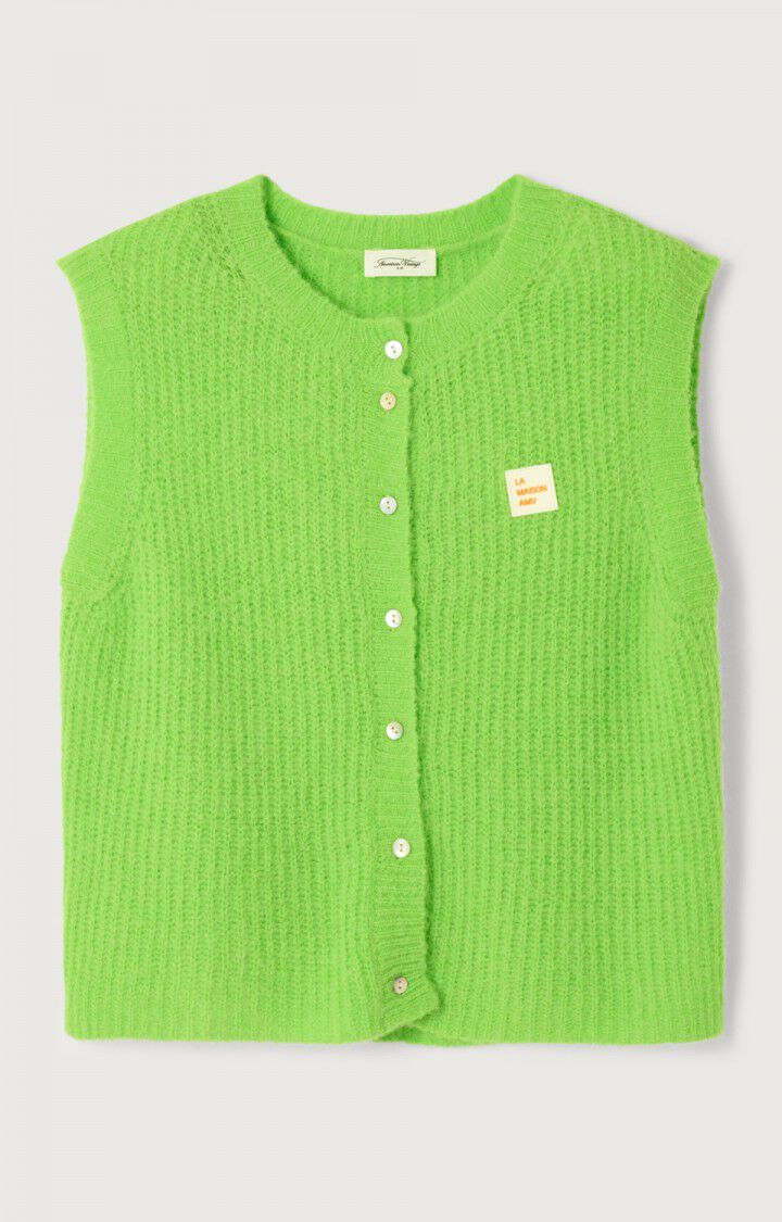American Vintage Women's East Cardigan | Fluorescent Absinthe