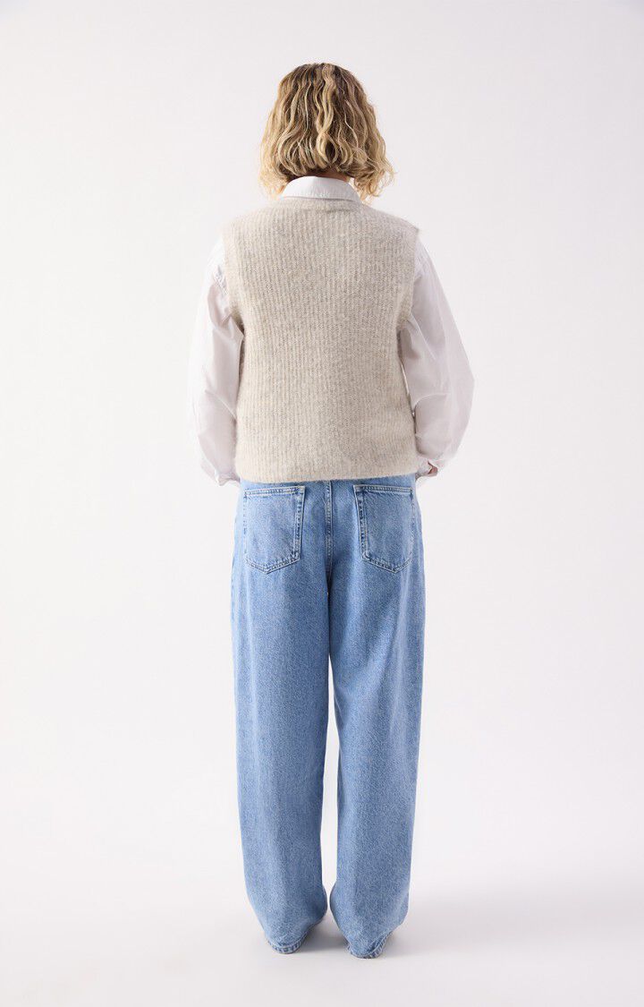 American Vintage Women's East Cardigan | Melange Powder Snow