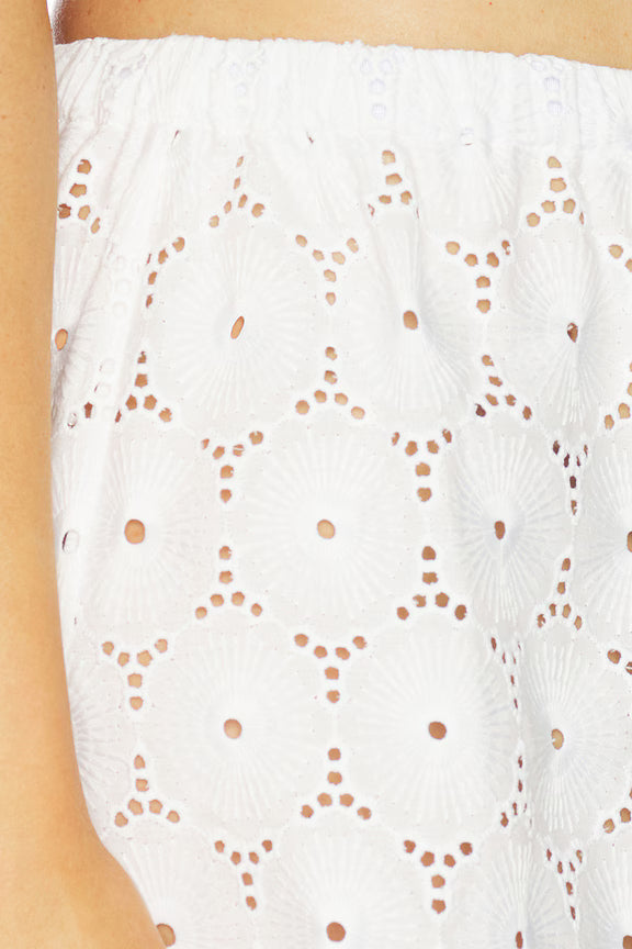 Pamina Pant | Dolce Broderie White