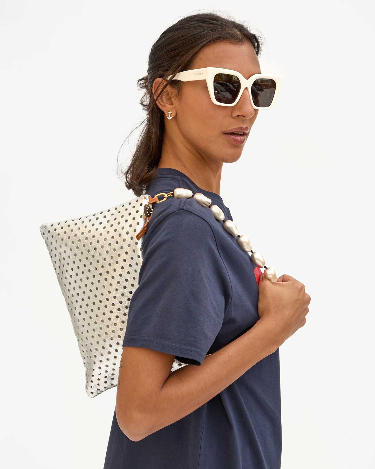 Shortie Strap | Cream Baroque Pearl