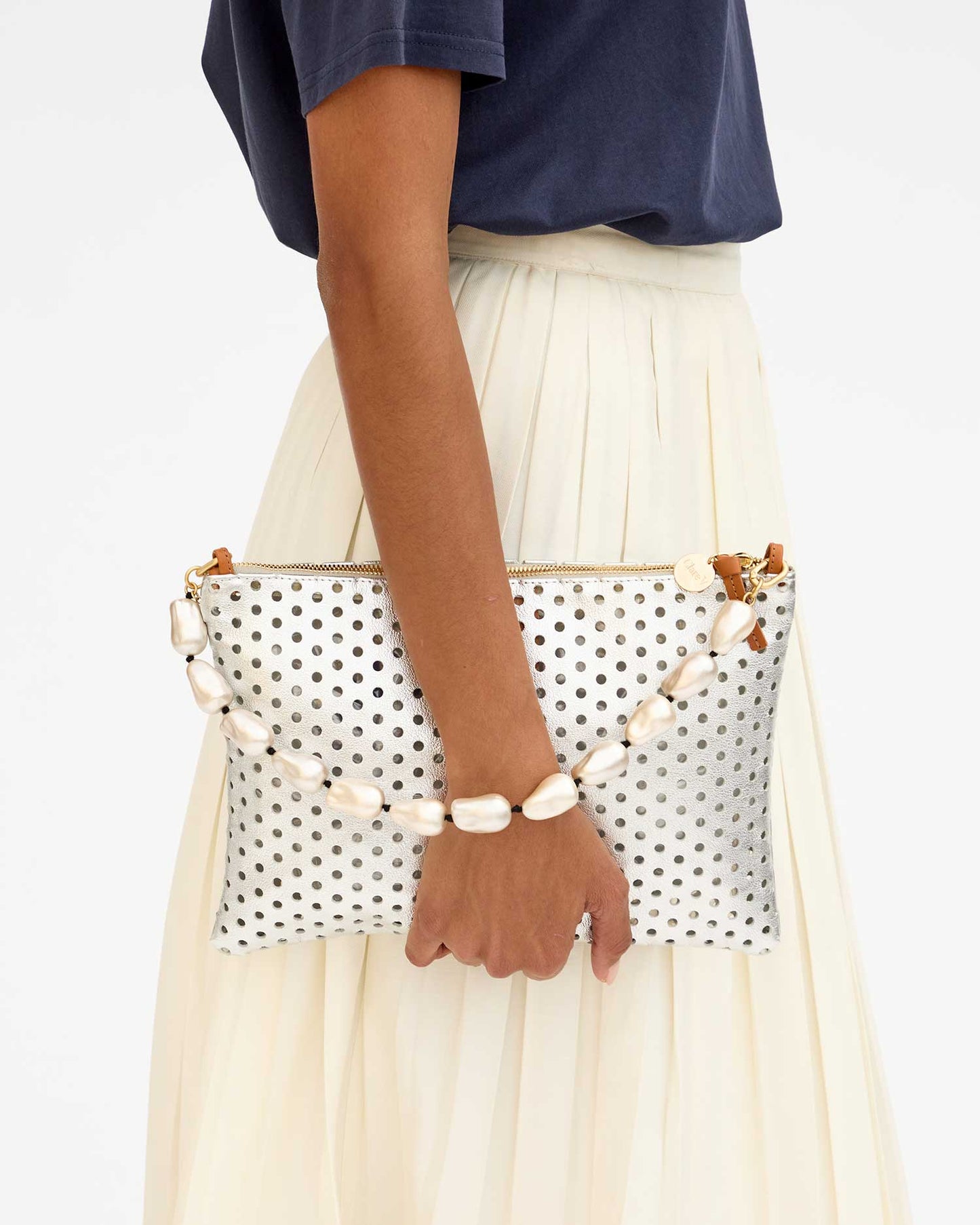 Shortie Strap | Cream Baroque Pearl