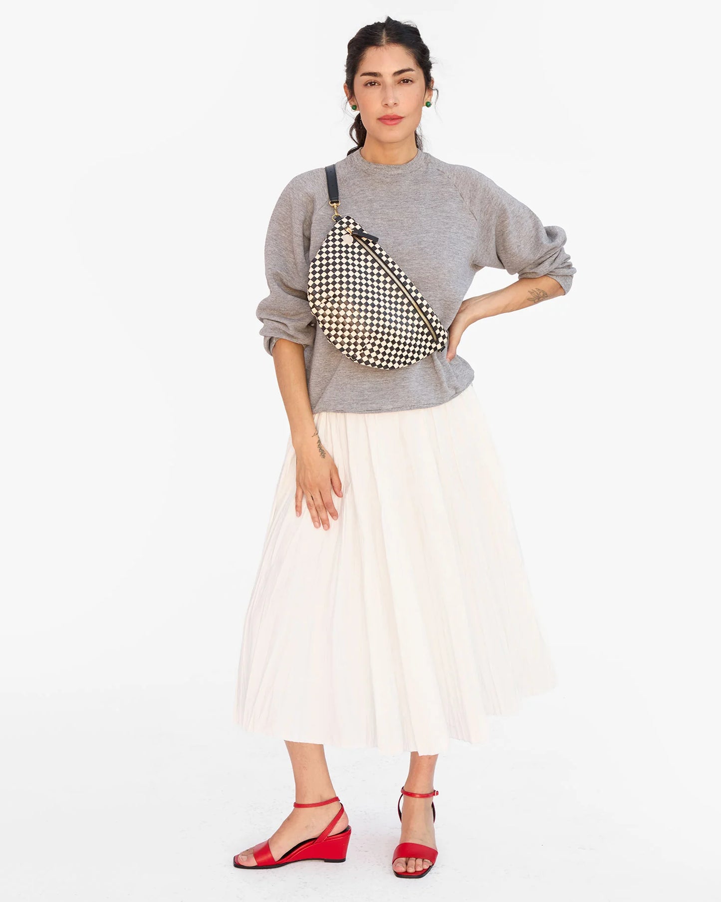 Grande Fanny - Black/Cream Checkered
