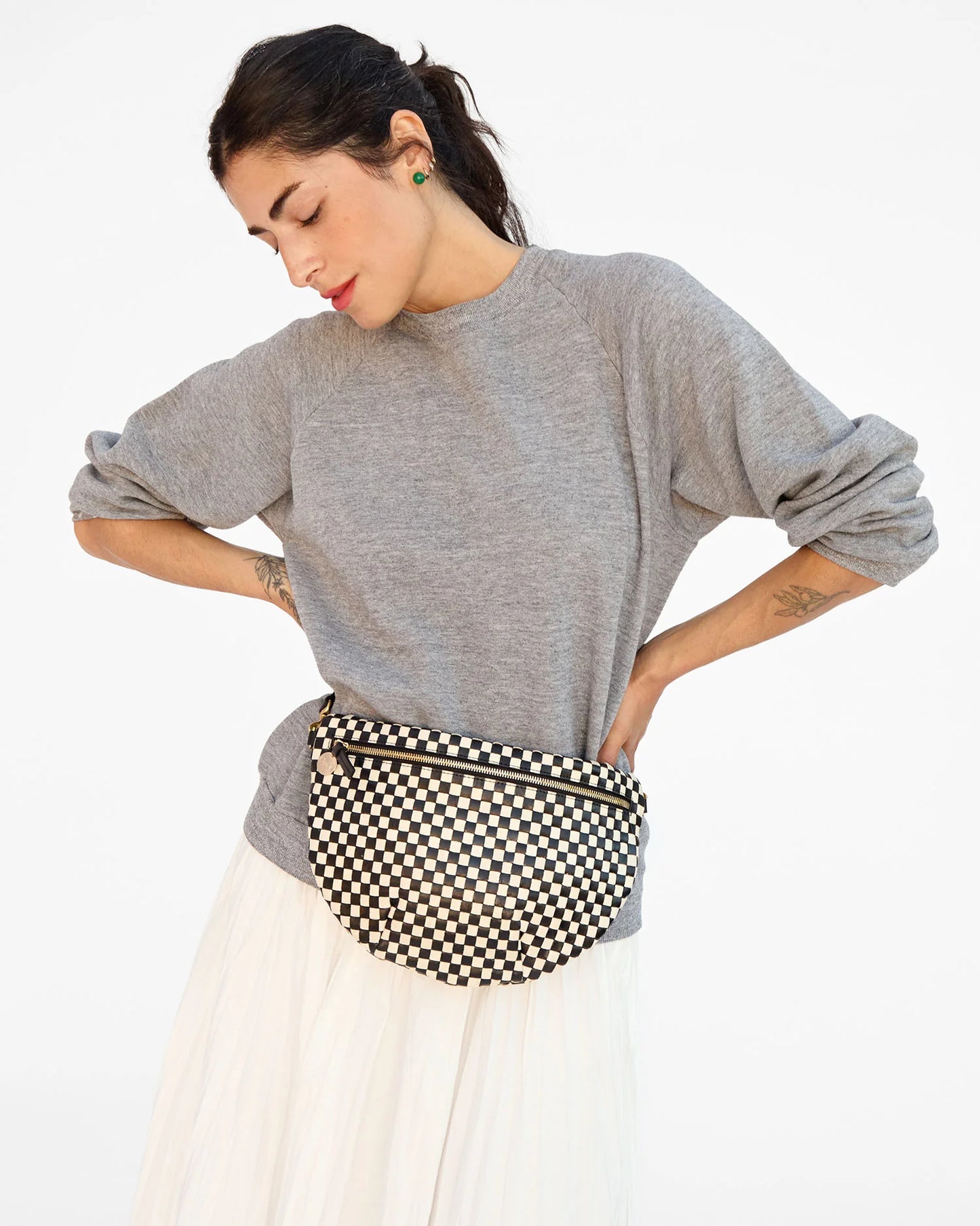 Grande Fanny - Black/Cream Checkered
